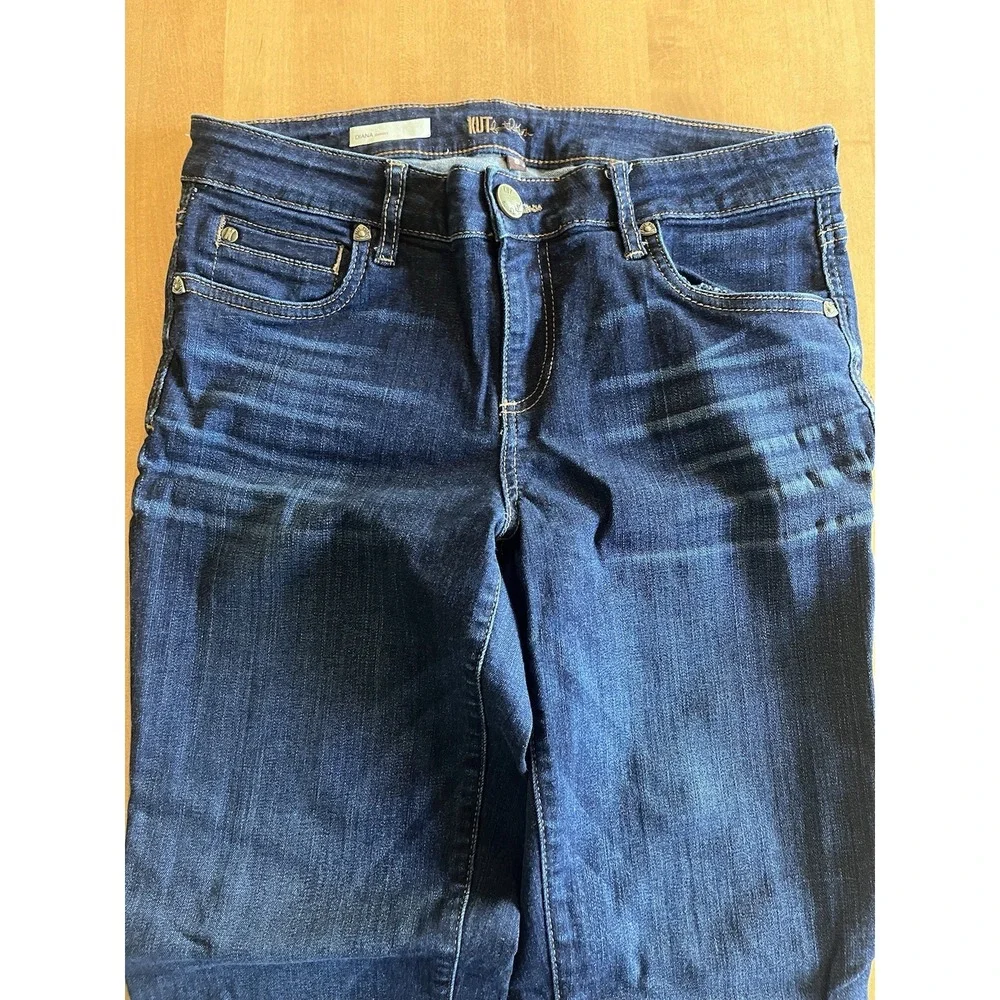 KUT from the Kloth‎ Diana Skinny Jeans Women's Sz 8 Dark Wash Stretch Denim